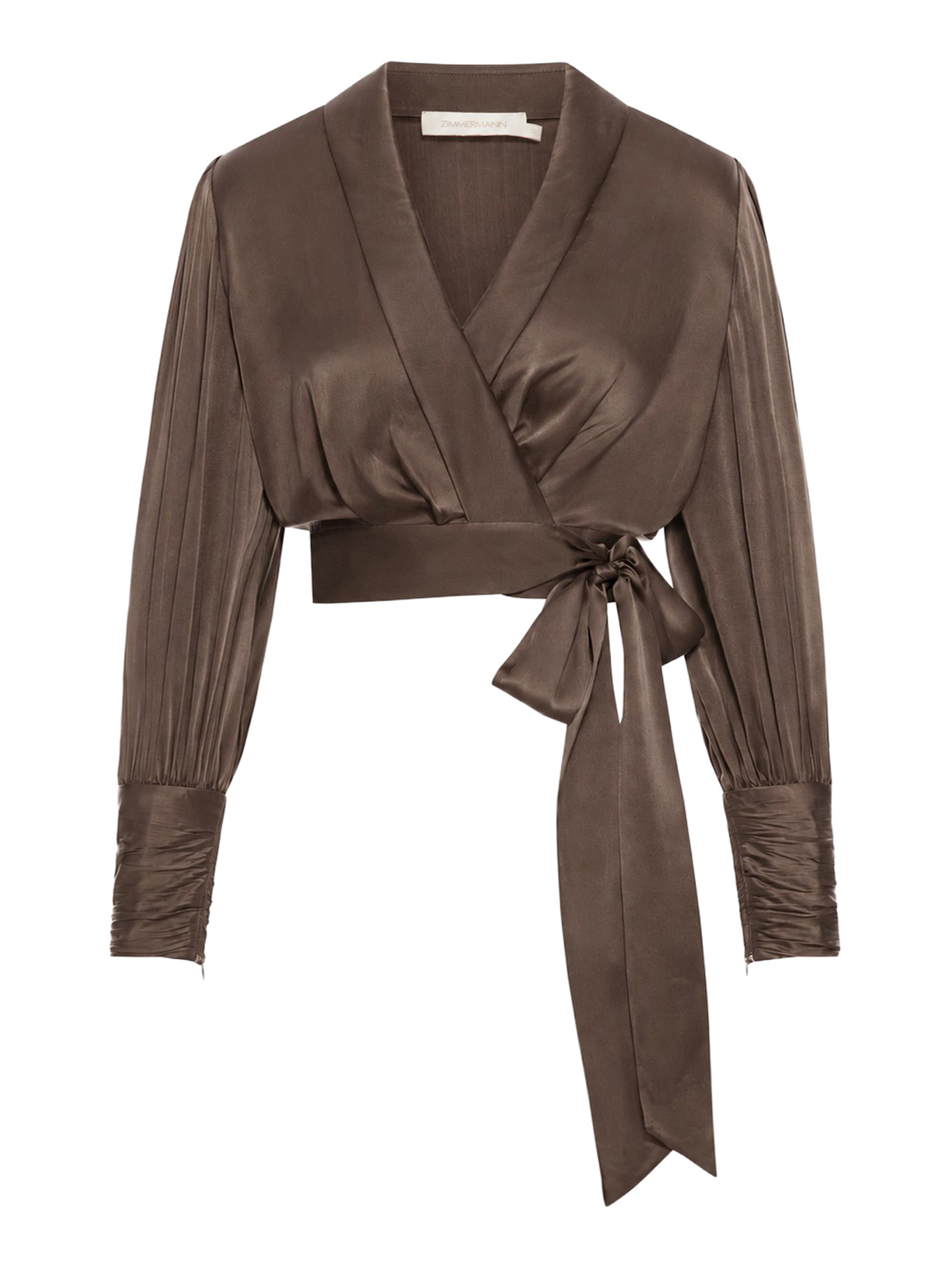 [Zimmermann] Blouse FW26 4913TF26RBCH BITTER CHOCOLATE