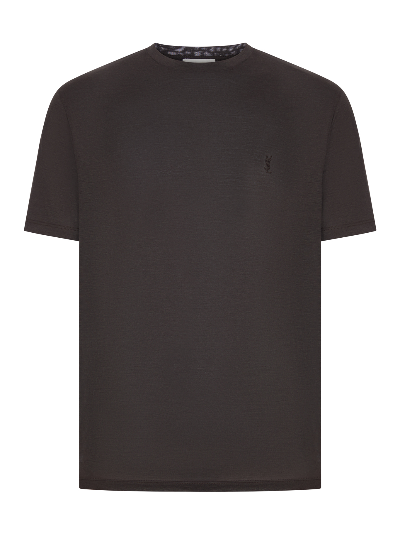 [Saint Laurent] T-shirts Short Sleeve FW26 A001DGY38FI2043 EBENE