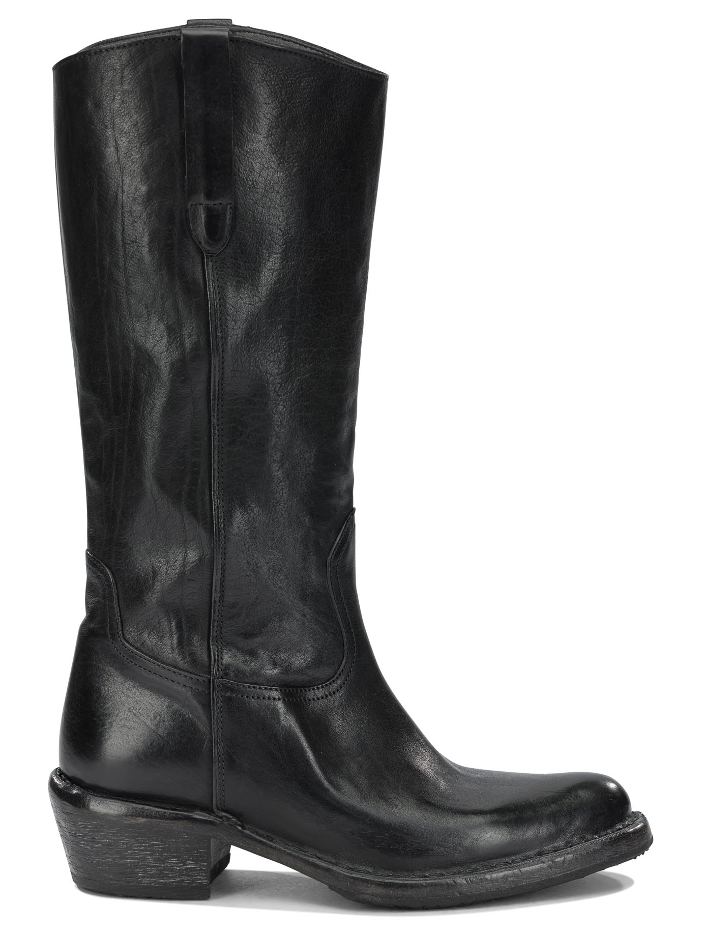 [Moma] Long Boots FW26 74505DALLASNERO