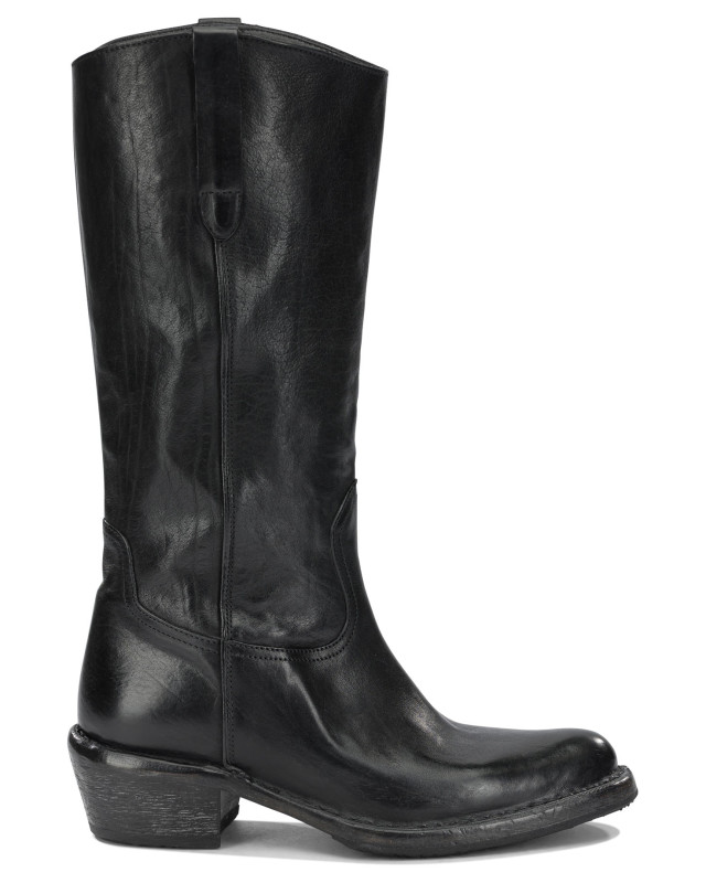 [Moma] Long Boots FW26 74505DALLASNERO