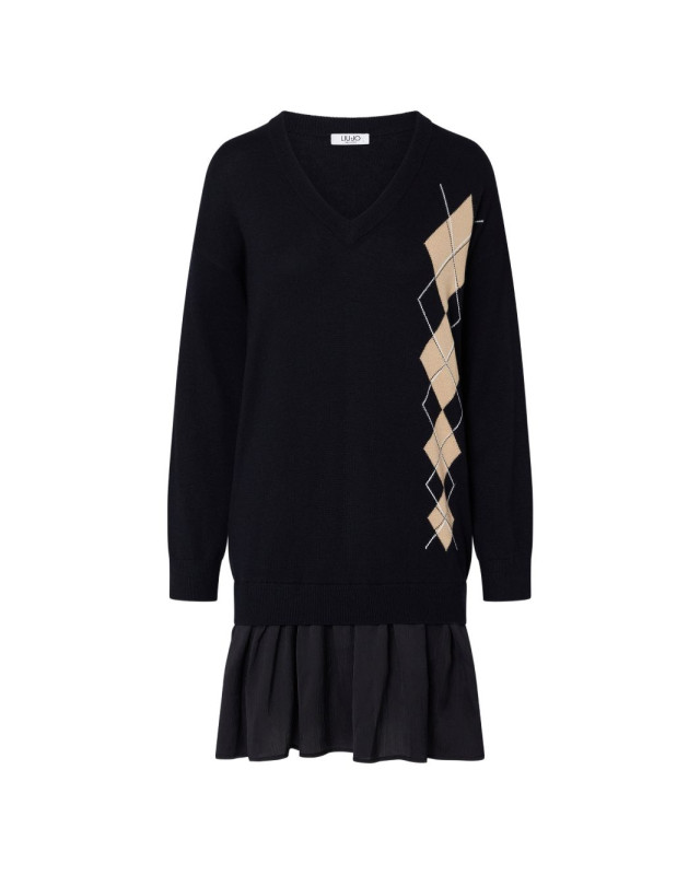[Liu Jo] Long sleeve dress FW26 WF6232 MA16R L9207