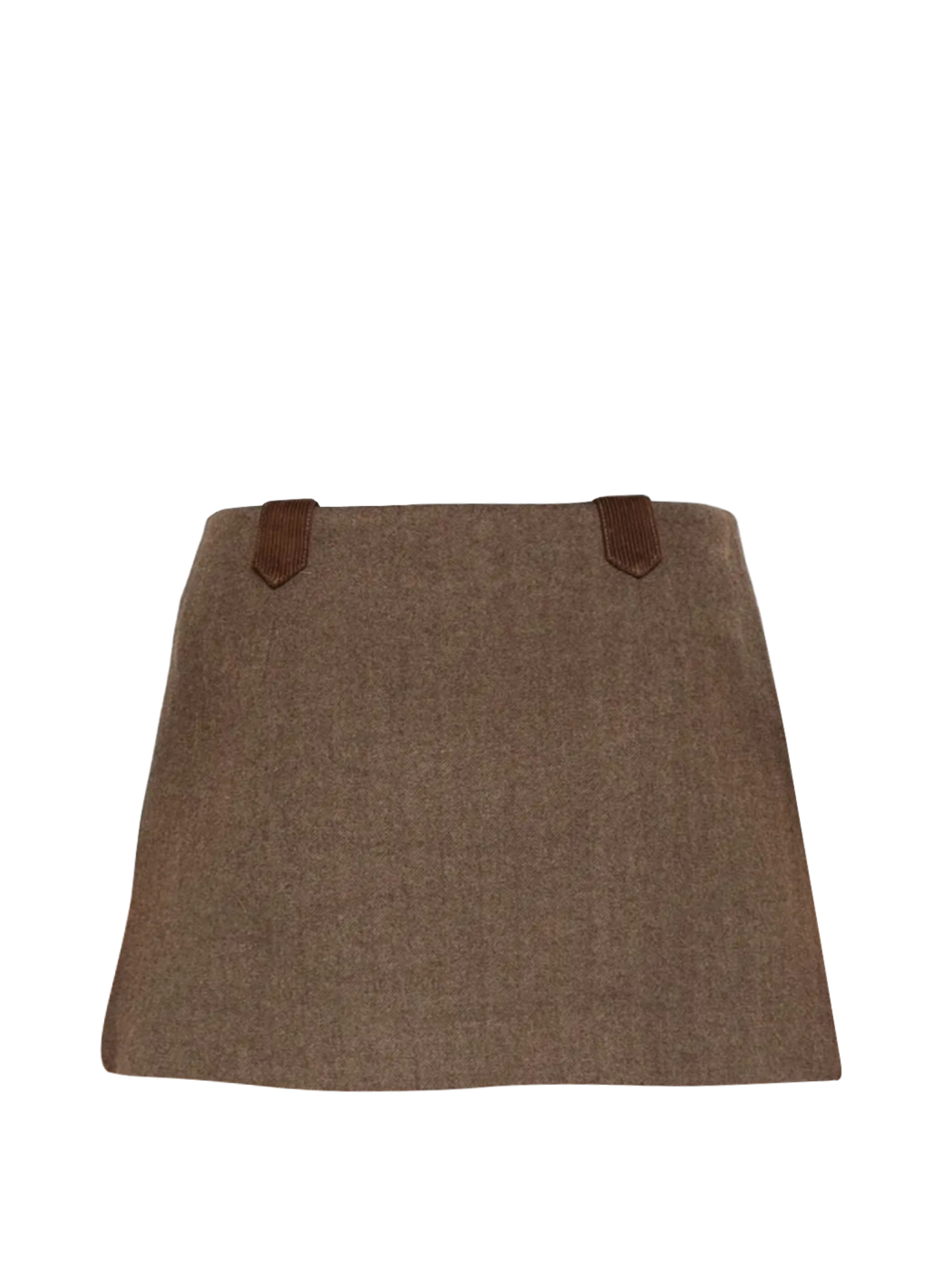 [Eleh] Mini skirt FW26 EFW260015MARRONE