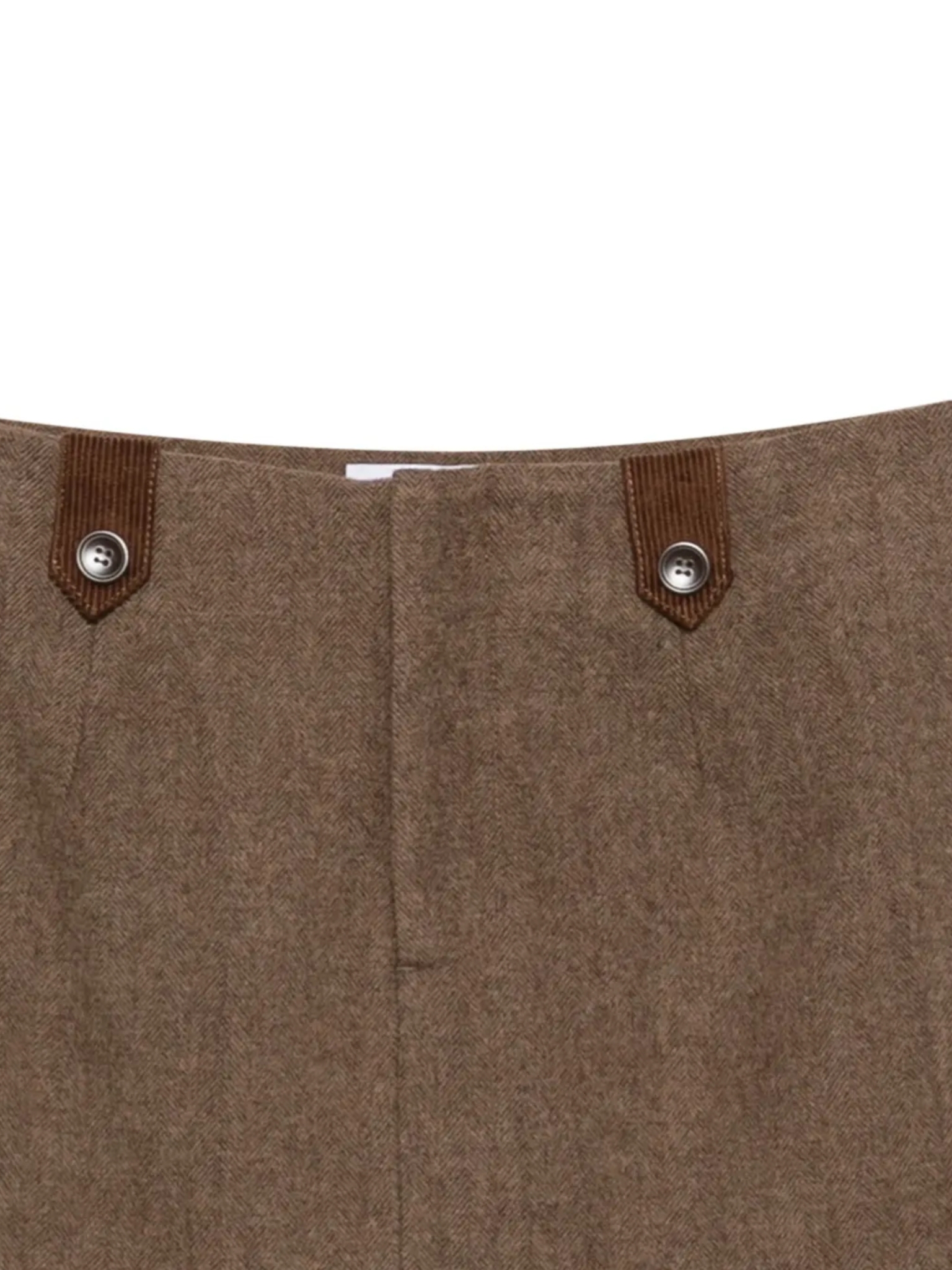 [Eleh] Mini skirt FW26 EFW260015MARRONE