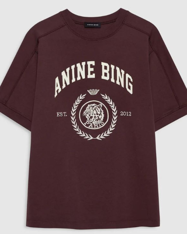 [Anine Bing] T-shirts Short Sleeve FW26 0812695-BGN28