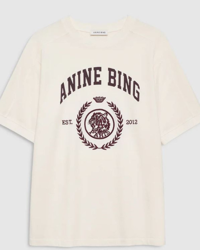 [Anine Bing] T-shirts Short Sleeve FW26 0812695-WKHA3