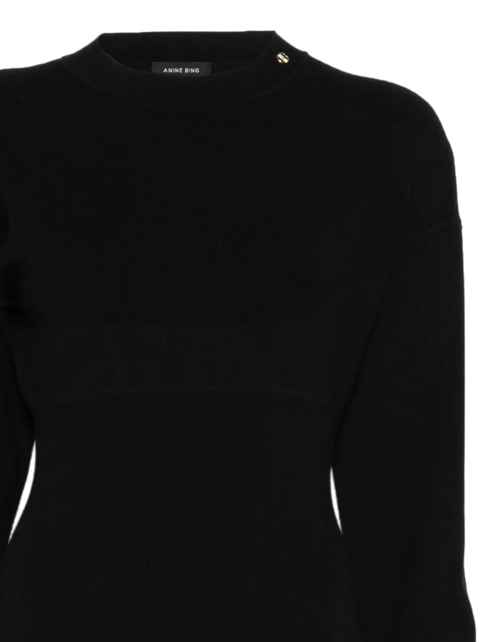 [Anine Bing] Long sleeve dress FW26 A0212718BLK26BLACK