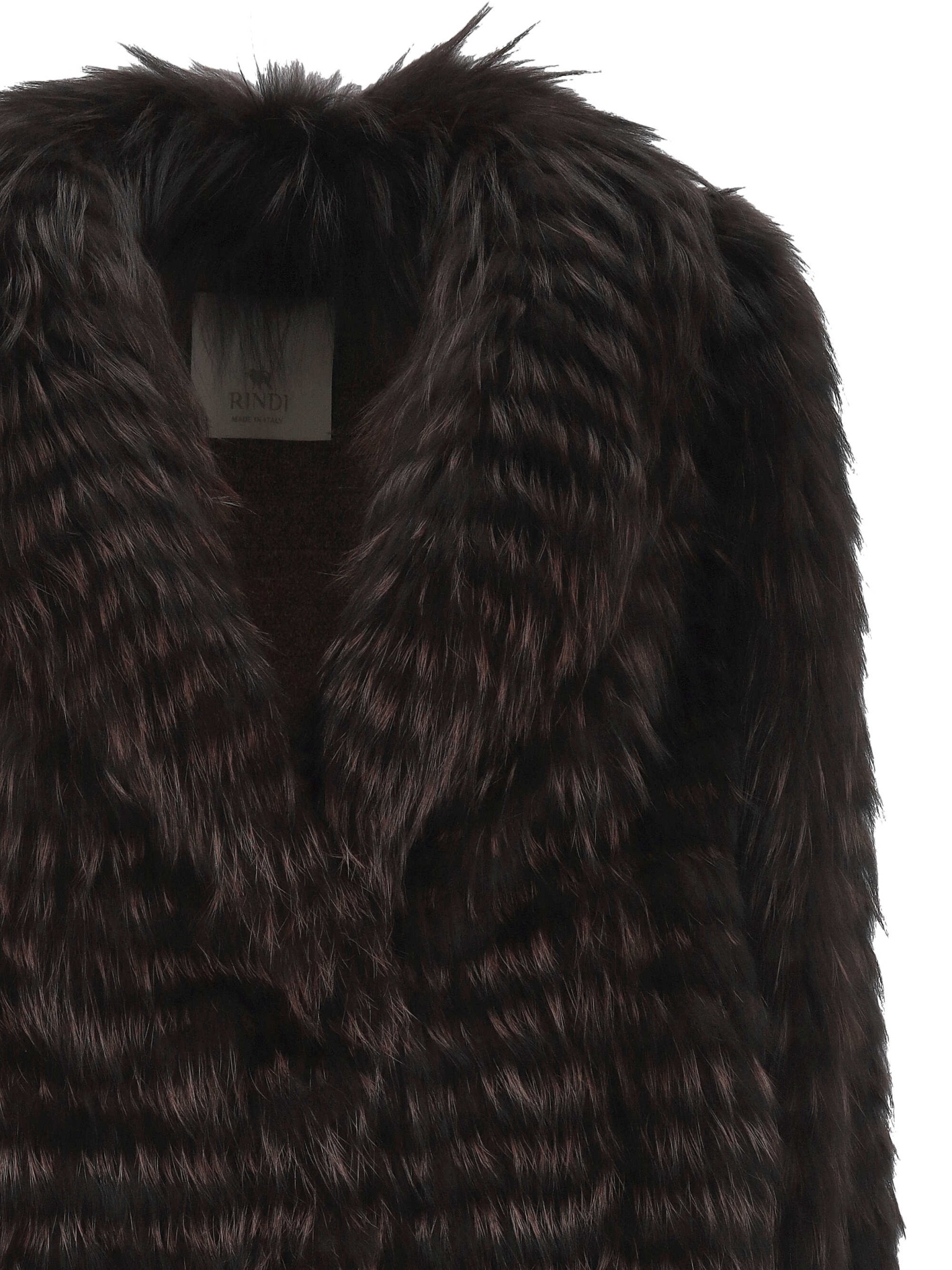 [RINDI] Coat FW26 062VO026DARK CHOCOLATE