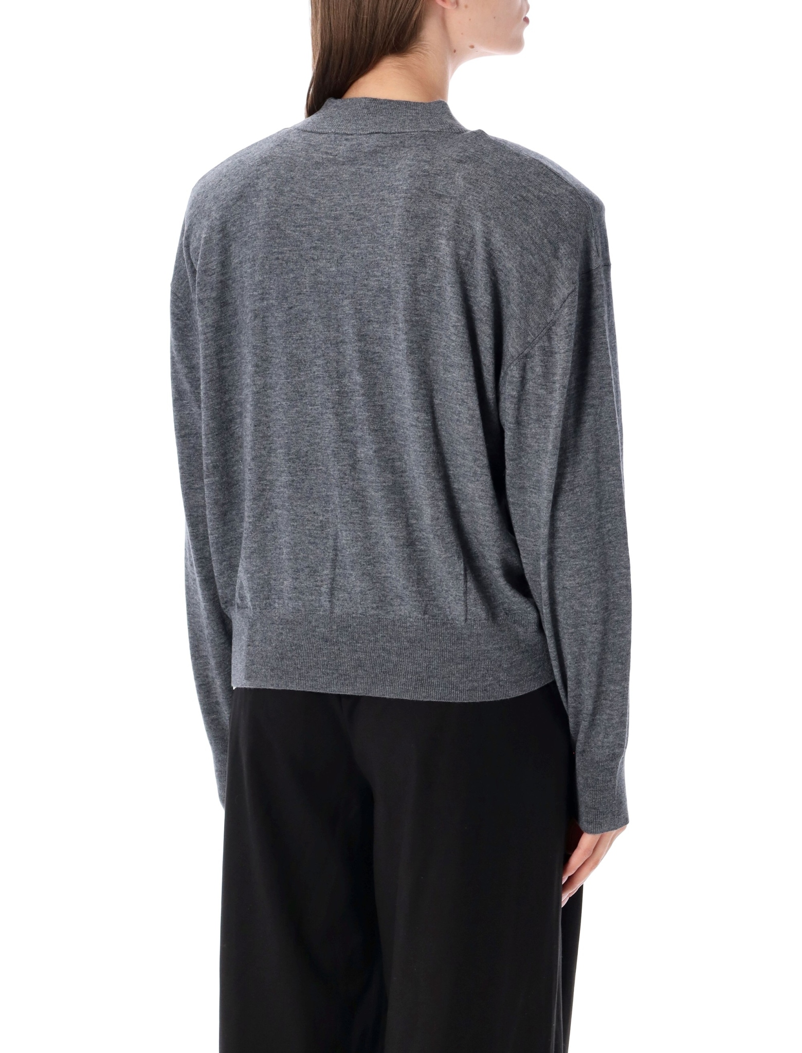 [THE FRANKIE SHOP] Knitwear FW26 KNFS22790101DARK GREY