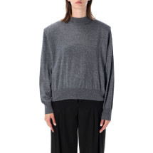 [THE FRANKIE SHOP] Knitwear FW26 KNFS22790101DARK GREY