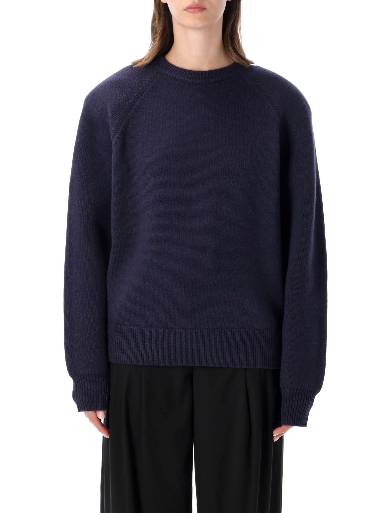 [THE FRANKIE SHOP] Knitwear FW26 KNFS22810312DARK NAVY