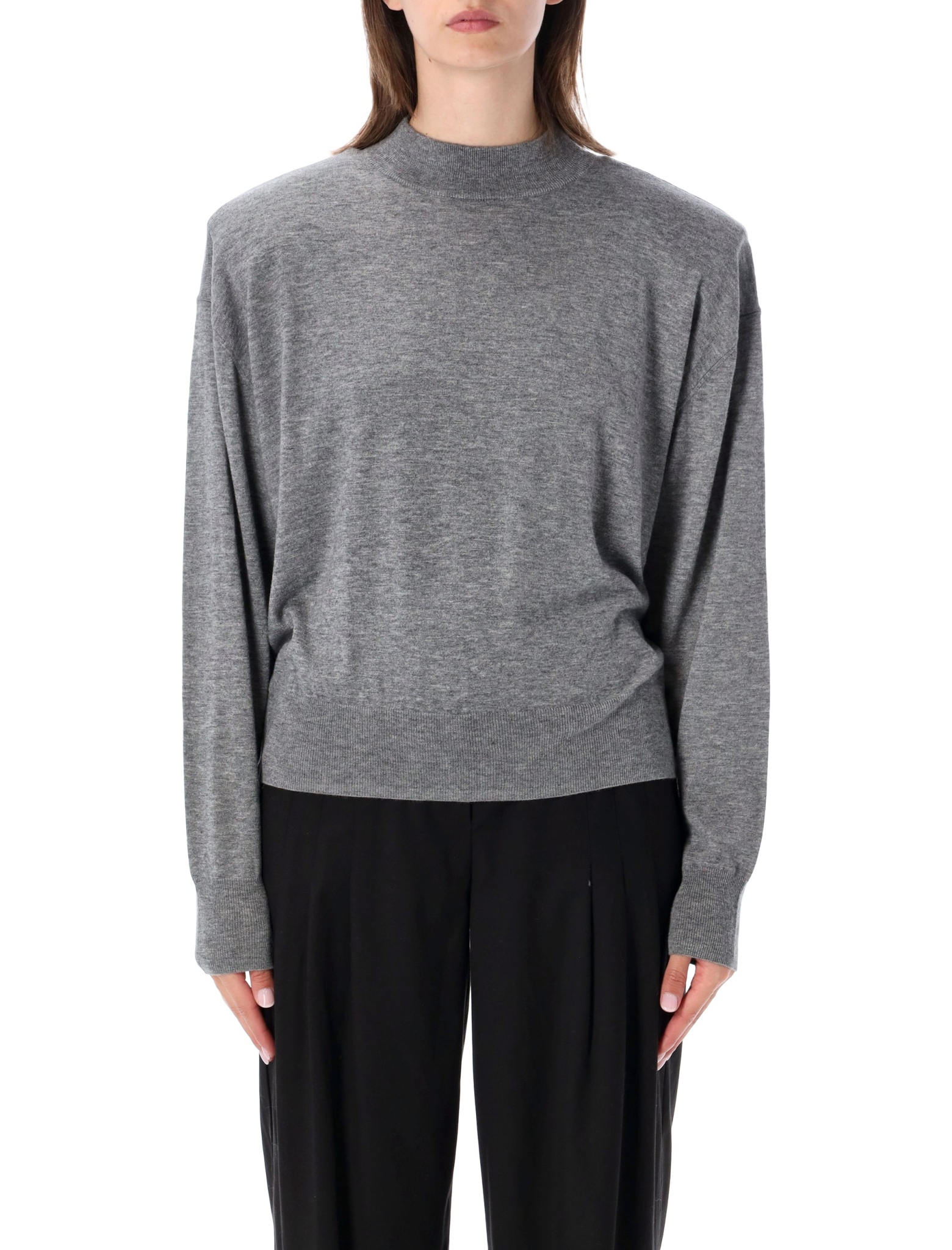 [THE FRANKIE SHOP] Knitwear FW26 KNFS22791107LIGHT GREY