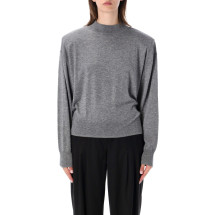 [THE FRANKIE SHOP] Knitwear FW26 KNFS22791107LIGHT GREY