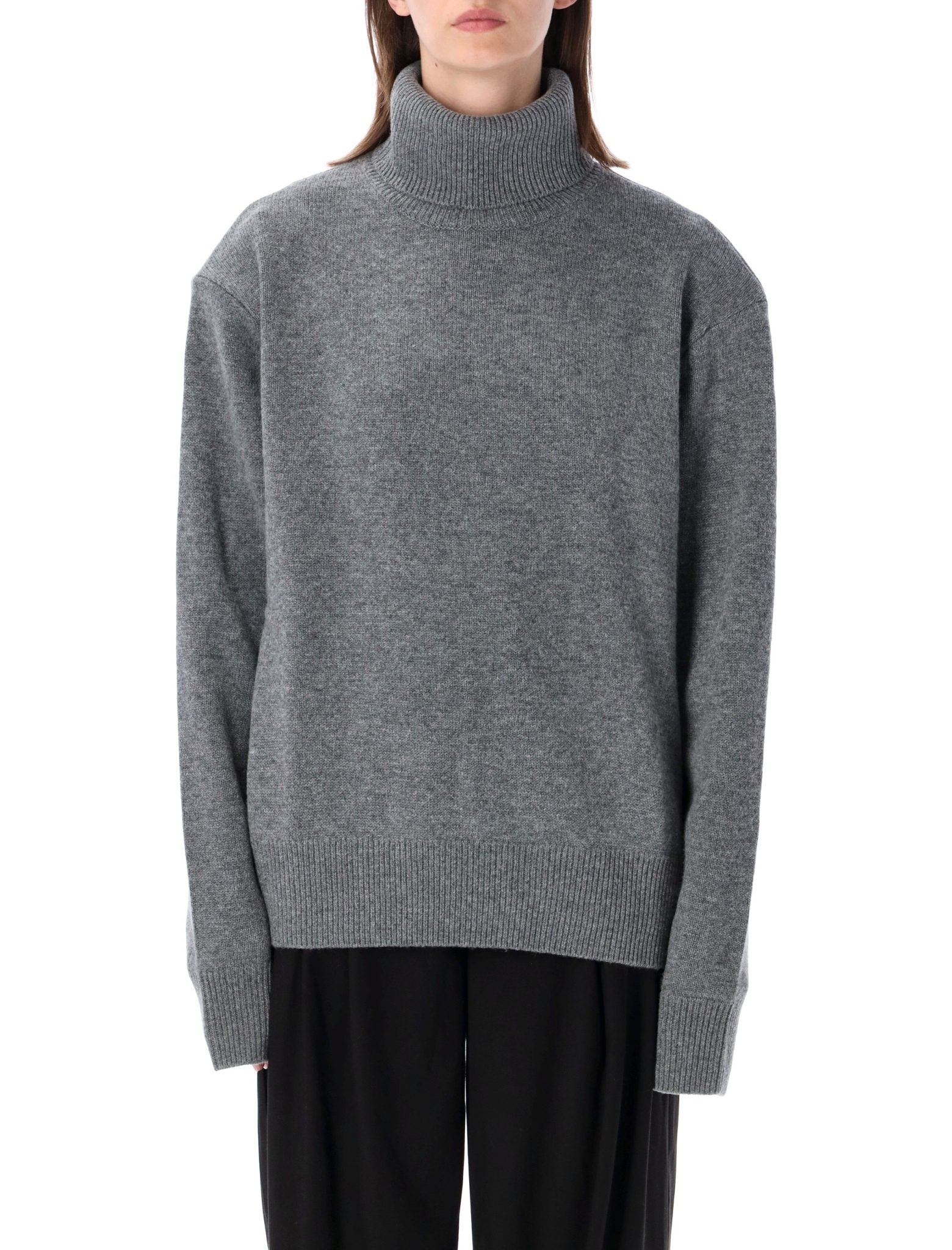 [THE FRANKIE SHOP] Knitwear FW26 KNFS21223101DARK GREY