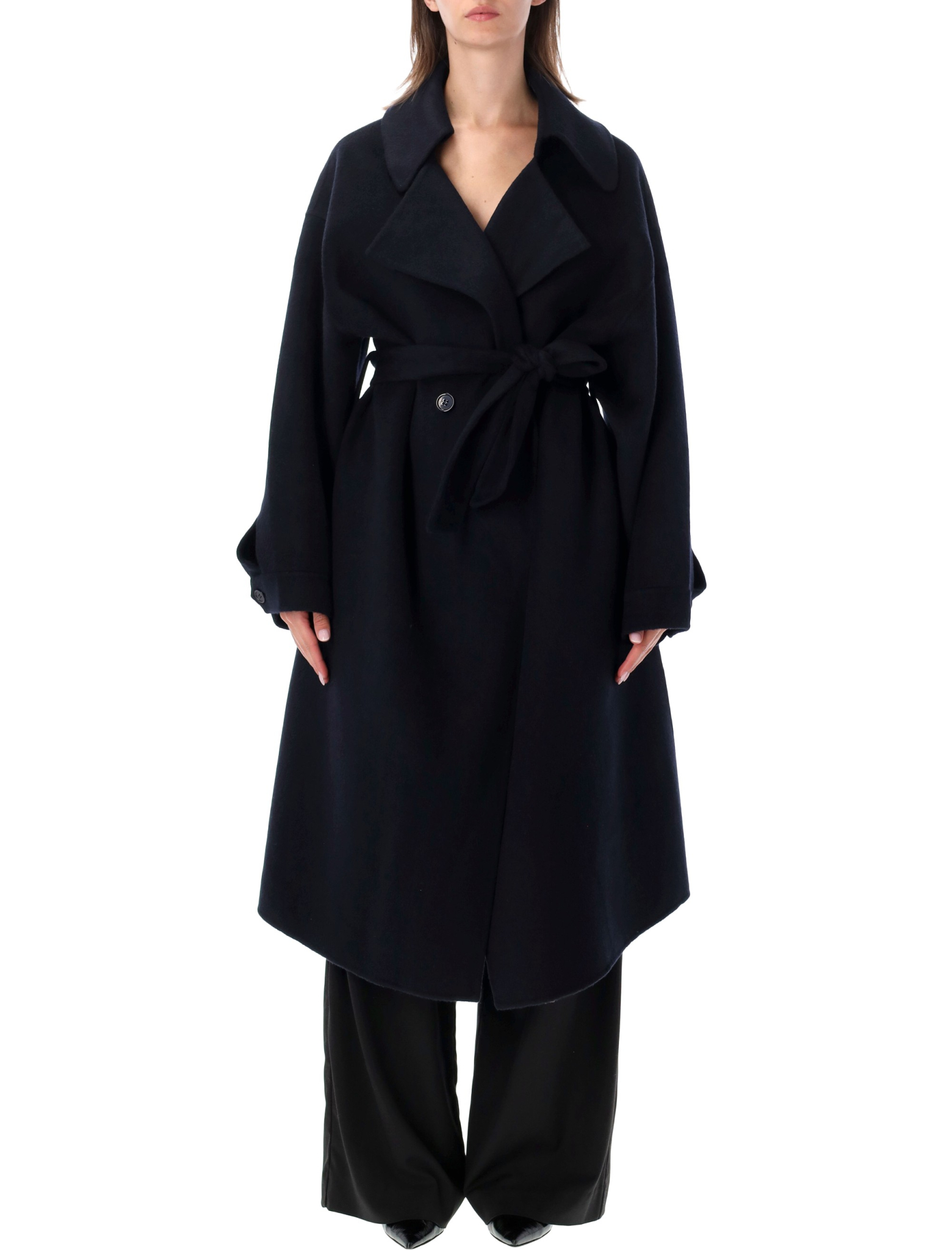 [THE FRANKIE SHOP] Coat FW26 COFS22684312DARK NAVY
