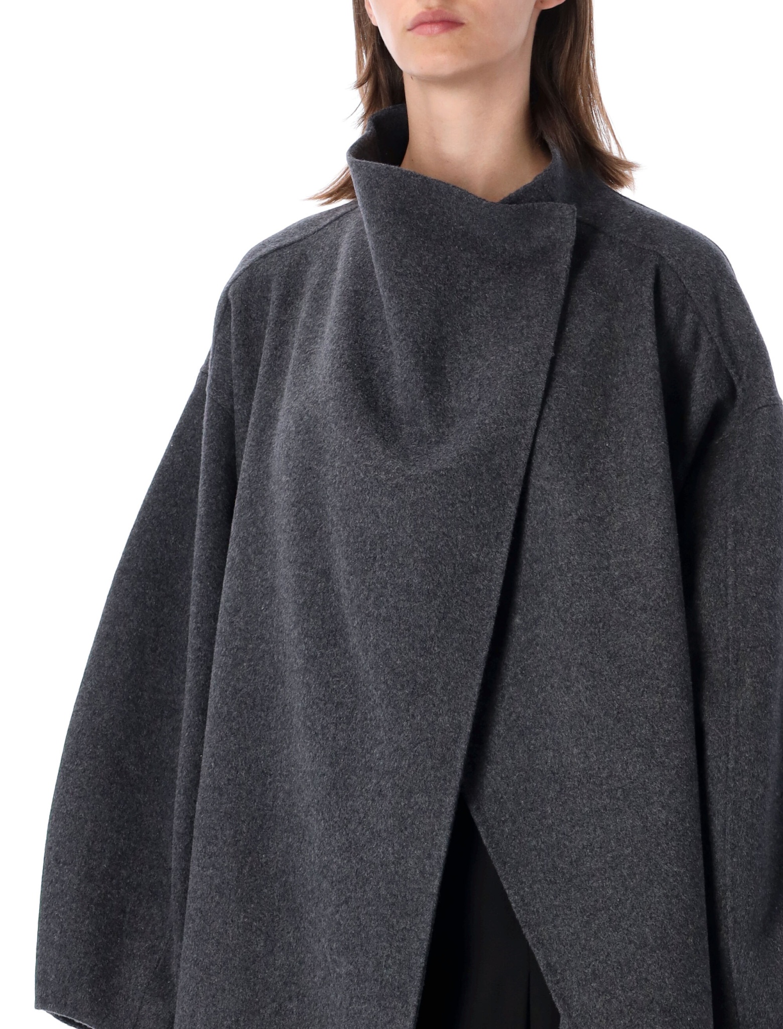[THE FRANKIE SHOP] Coat FW26 COFS21133134GREY MELAN
