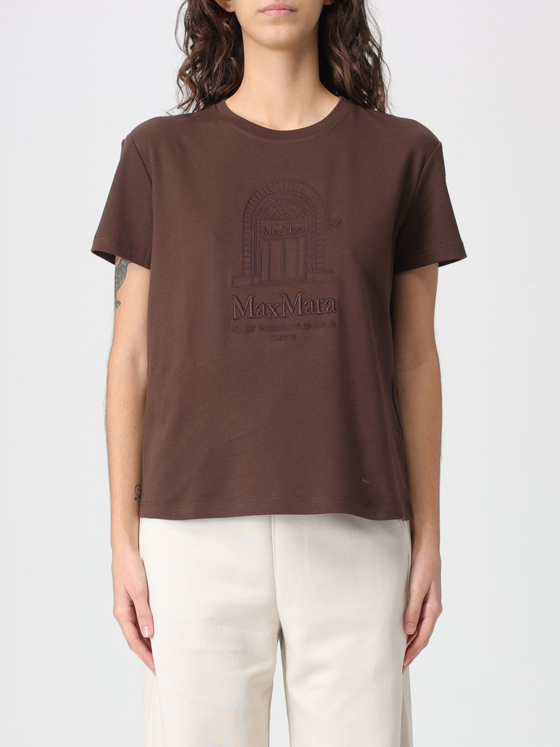 [S Max Mara] T-shirts Short Sleeve SS26 2619971021600 004