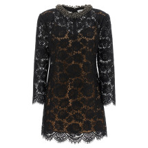 [SELF PORTRAIT] Long sleeve dress FW26 AW26045SBBLACK