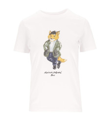 [MAISON KITSUNE] T-shirts Short Sleeve CO MRWJT11KJ7026P100