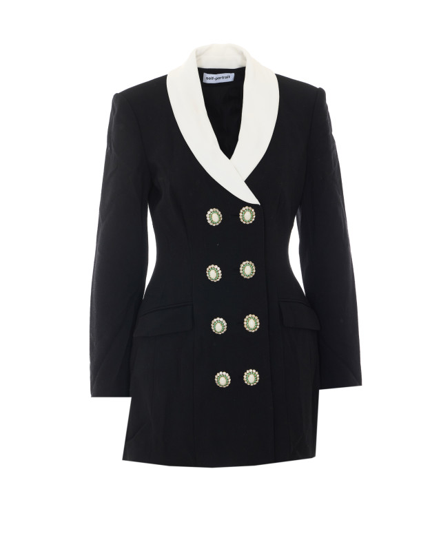[SELF PORTRAIT] Long sleeve dress FW26 054SBLACK