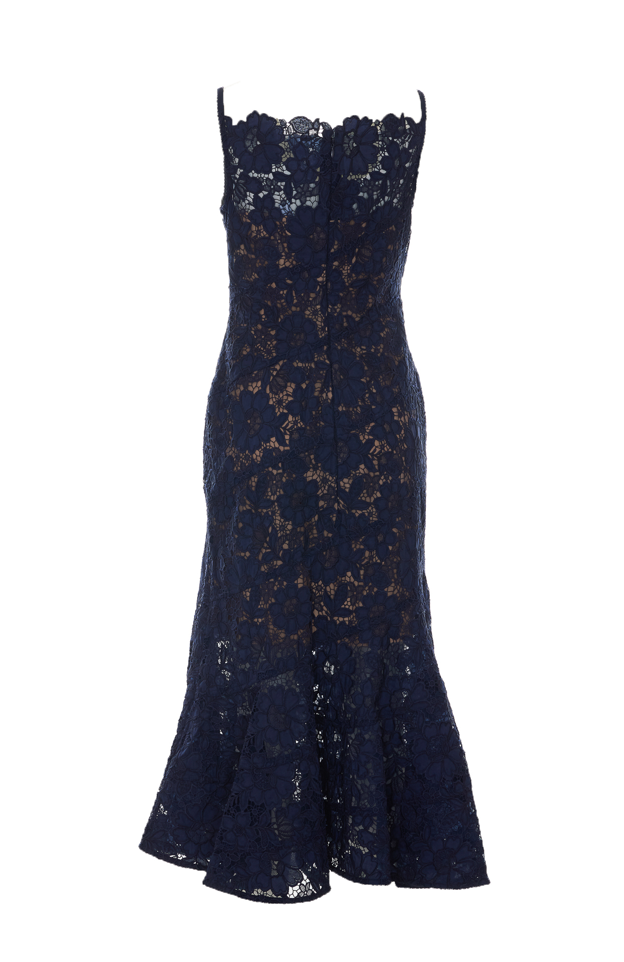 [SELF PORTRAIT] Sleeveless dress FW26 043MNAVY