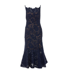 [SELF PORTRAIT] Sleeveless dress FW26 043MNAVY