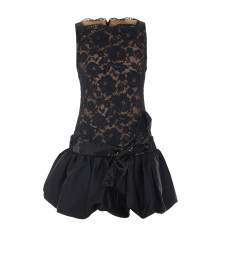 [SELF PORTRAIT] Sleeveless dress FW26 013SBLACK