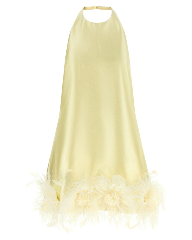 [SELF PORTRAIT] Sleeveless dress FW26 AW26002SYYELLOW