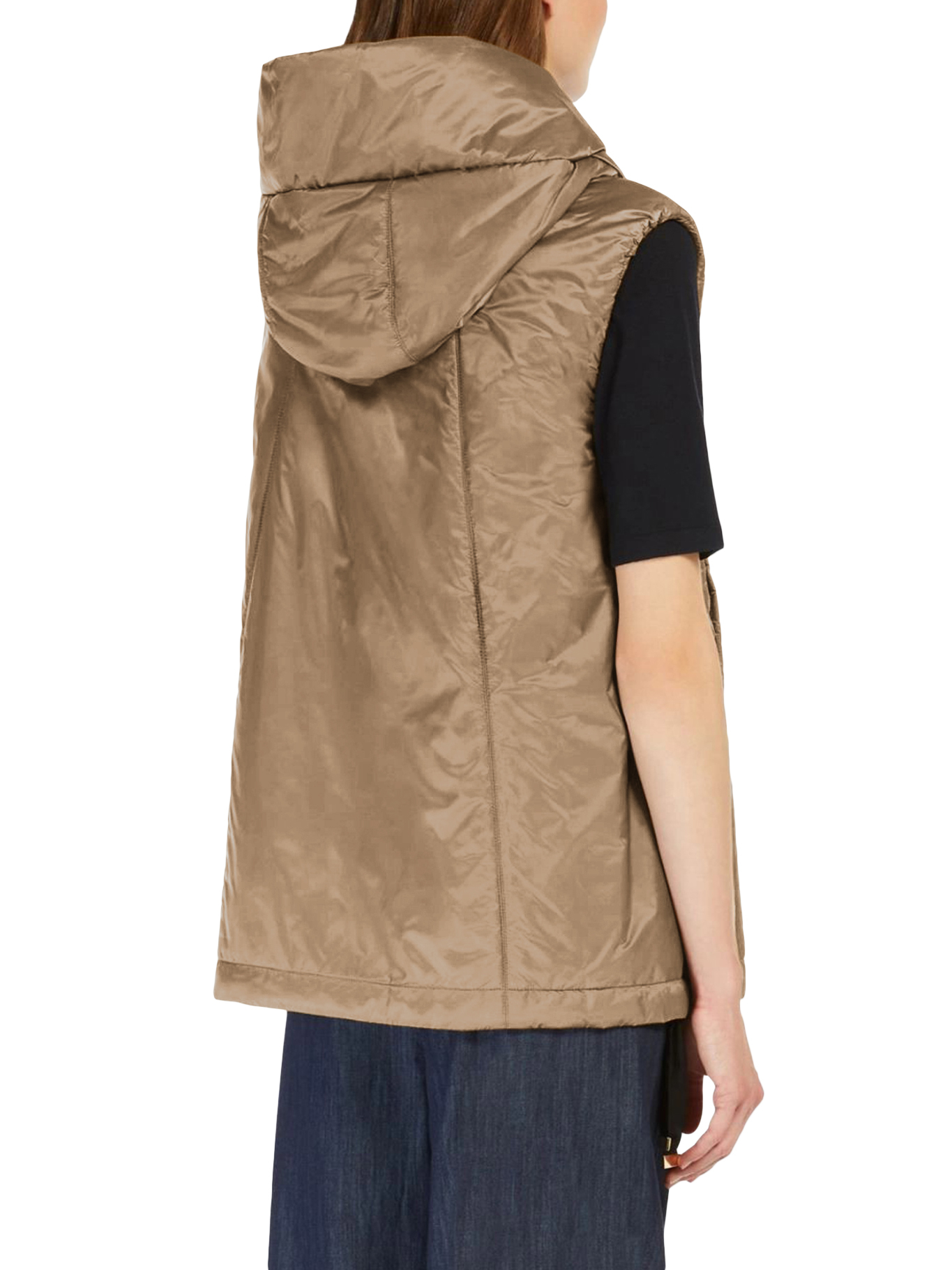 [MAX MARA THE CUBE] Down Vest FW26 2619291044600075 MARRONE BEIGE