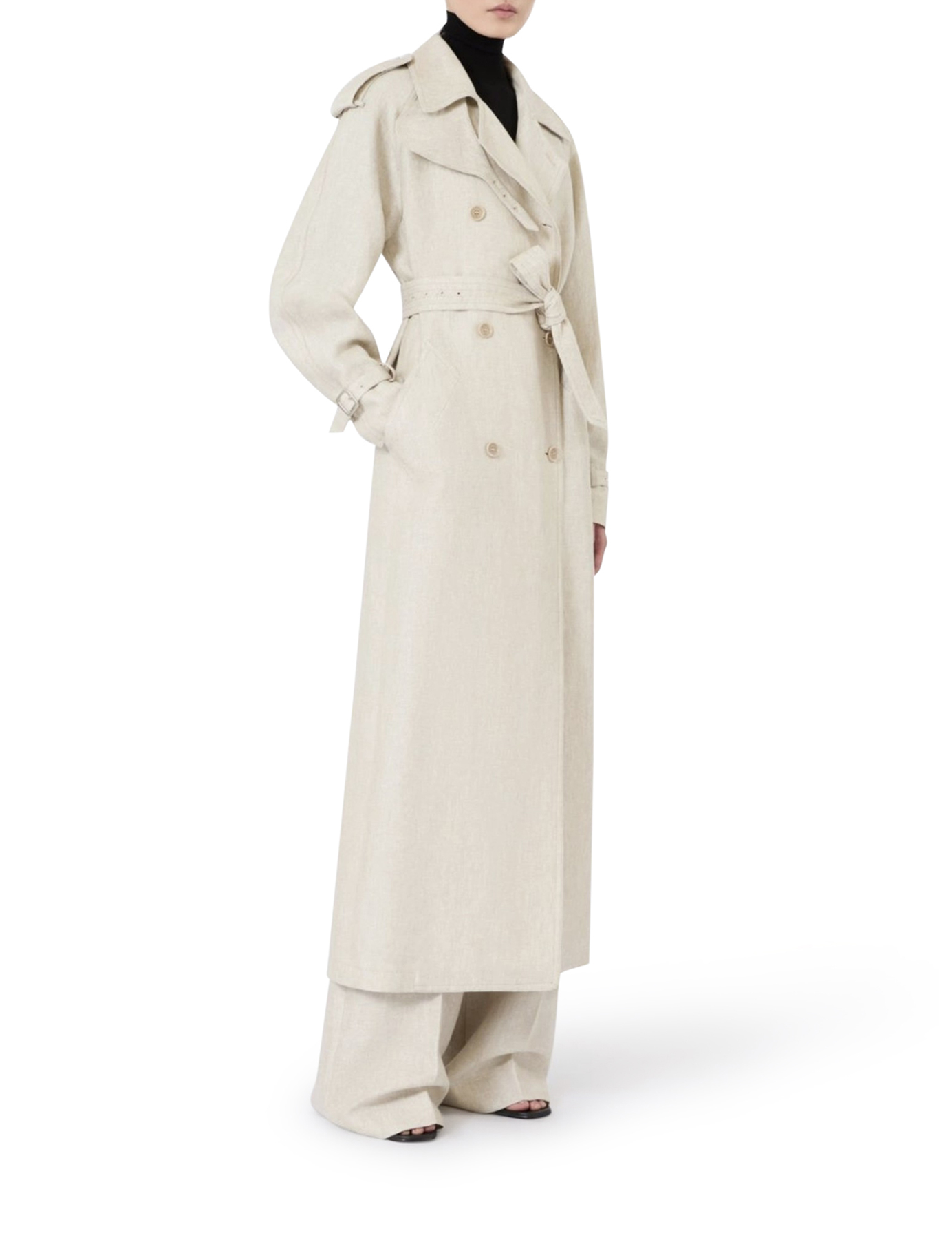 [Max Mara] Trench Coat SS26 2611121153600002 BROWN GREY