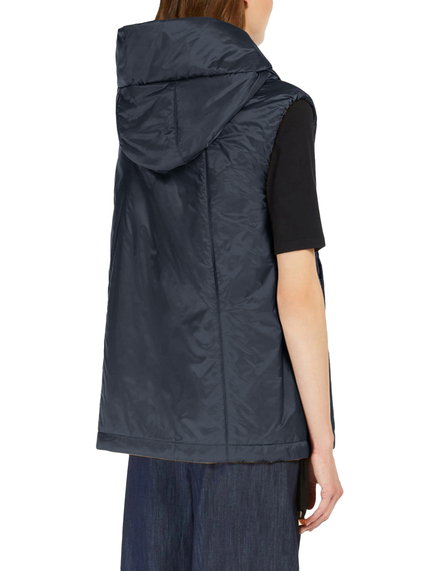 [MAX MARA THE CUBE] Down Vest FW26 2619291044600008 NIGHT BLUE