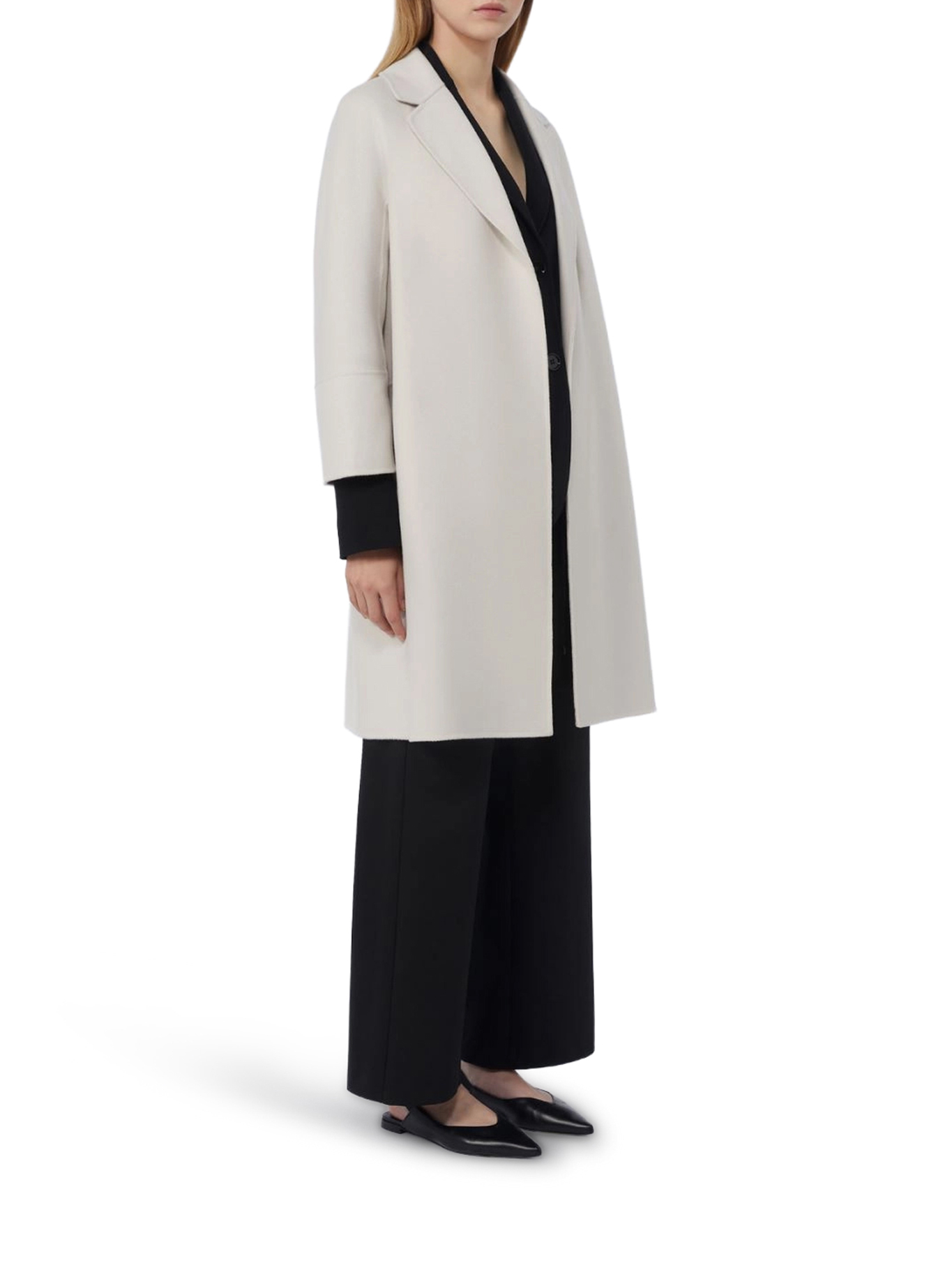 [S Max Mara] Coat FW26 2619011051600027 IVORY