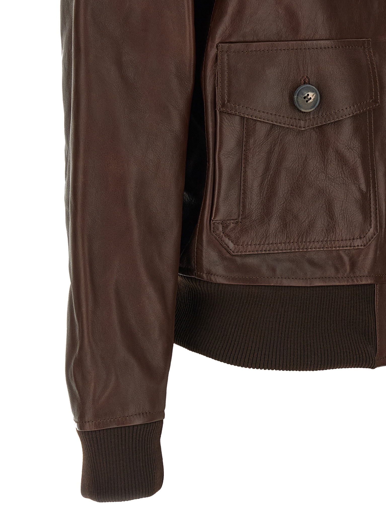 [A.P.C.] Leather Jacket FW26 PXCDGF32052CAA