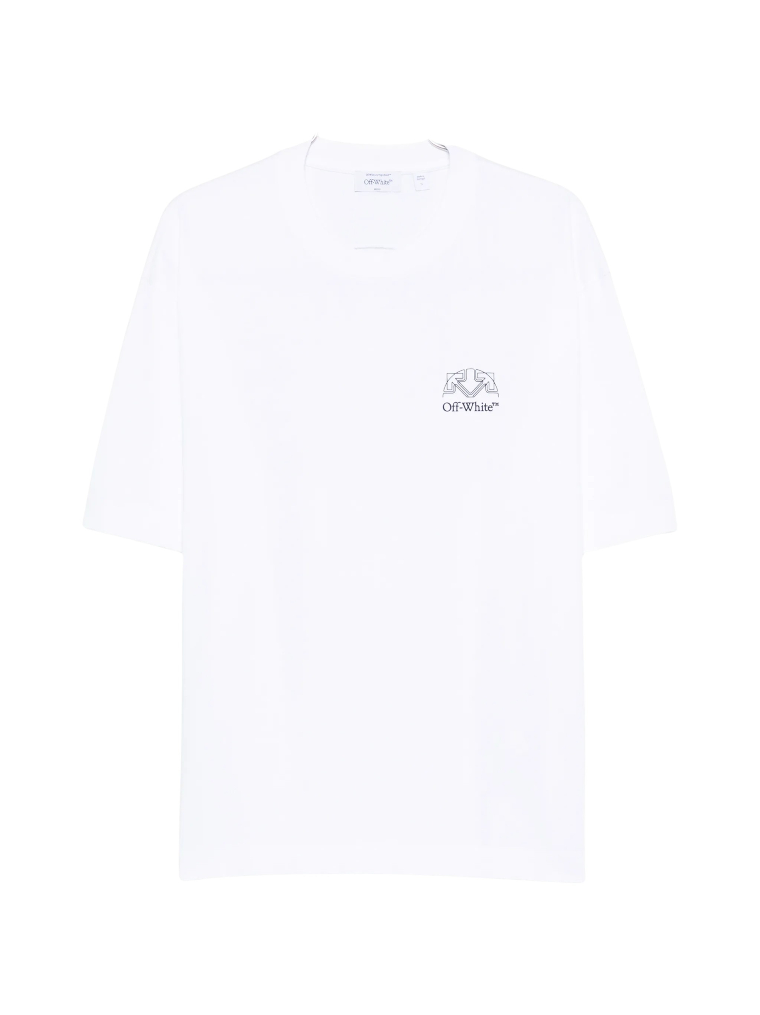 [Off-White] T-shirts Short Sleeve FW26 44MAA120F26J01E100