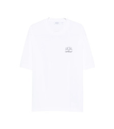 [Off-White] T-shirts Short Sleeve FW26 44MAA120F26J01E100