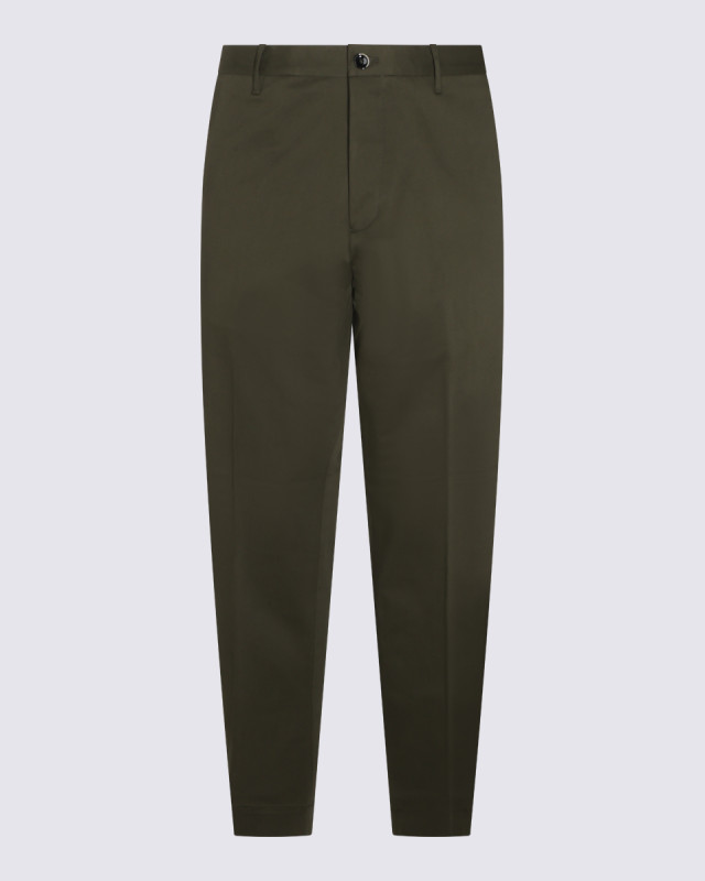 [Nine in the morning] Trousers FW26 GVE80Z32OLIVA