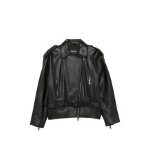 [Emporio Armani] Leather Jacket FW26 EW004958AF27024UC001