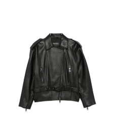 [Emporio Armani] Leather Jacket FW26 EW004958AF27024UC001