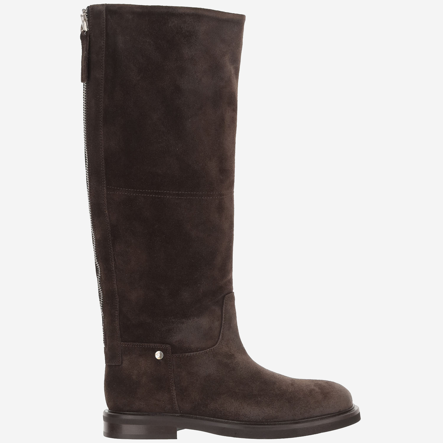 [Poeve] Ankle Boots FW26 EV01ZIPVELURTDM