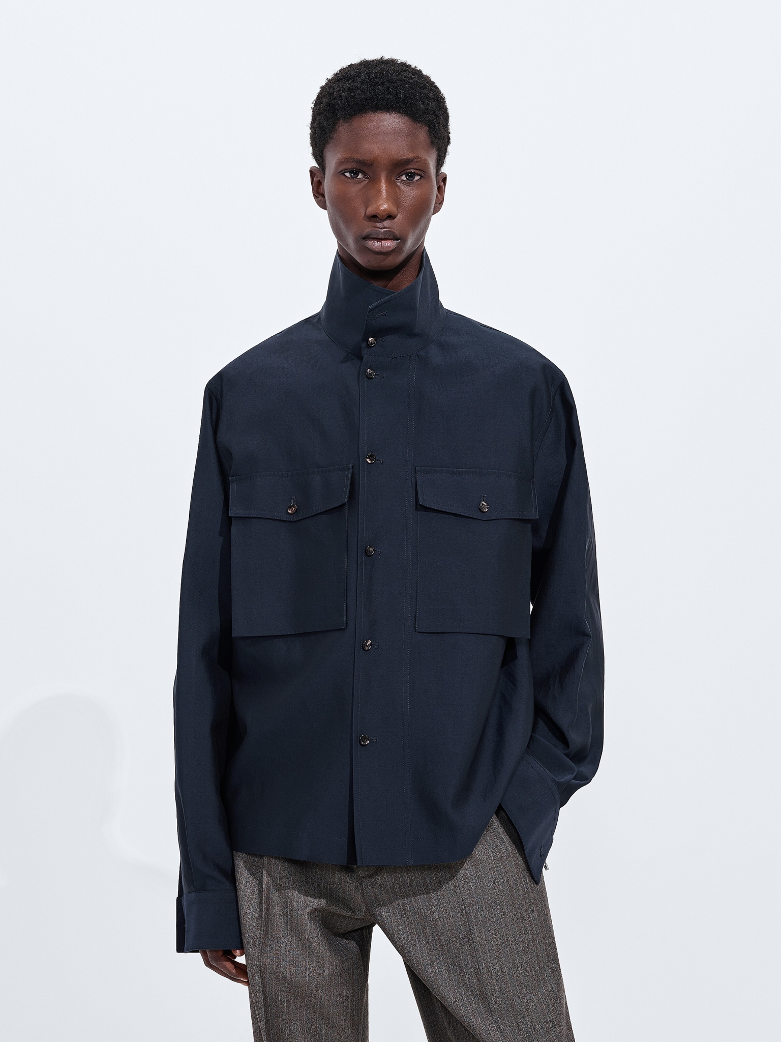 [Bottega Veneta] Shirts Long Sleeve FW26 871159V6ON04071