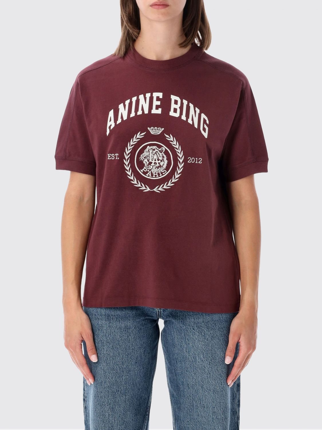 [Anine Bing] T-shirts Short Sleeve FW26 A0812695 28