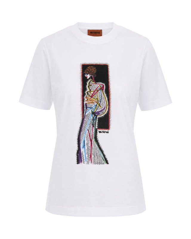 [MISSONI] T-shirts FW26 DS26WL00BJ00R3S01MB