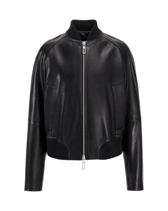 [SPORTMAX] Leather Jacket FW26 2622446011600SPXAMOUR002