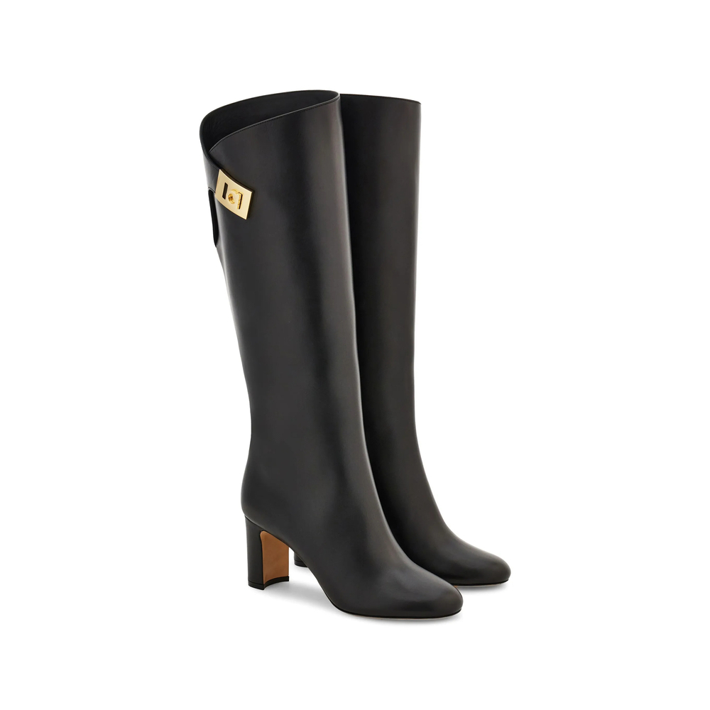 [Ferragamo] Long Boots FW26 01K373 0784996 1C NERO