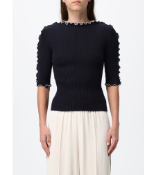[Fabiana Filippi] Knitwear FW26 MAD216F076M253 BLU NOTTE/RAFIA