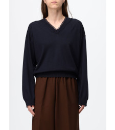 [Fabiana Filippi] Knitwear FW26 MAD216F035L930 BLU NOTTE