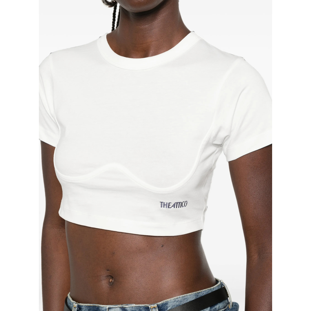 [The Attico] T-shirts Short Sleeve FW26 261WCT00364 JJJ025AA 001