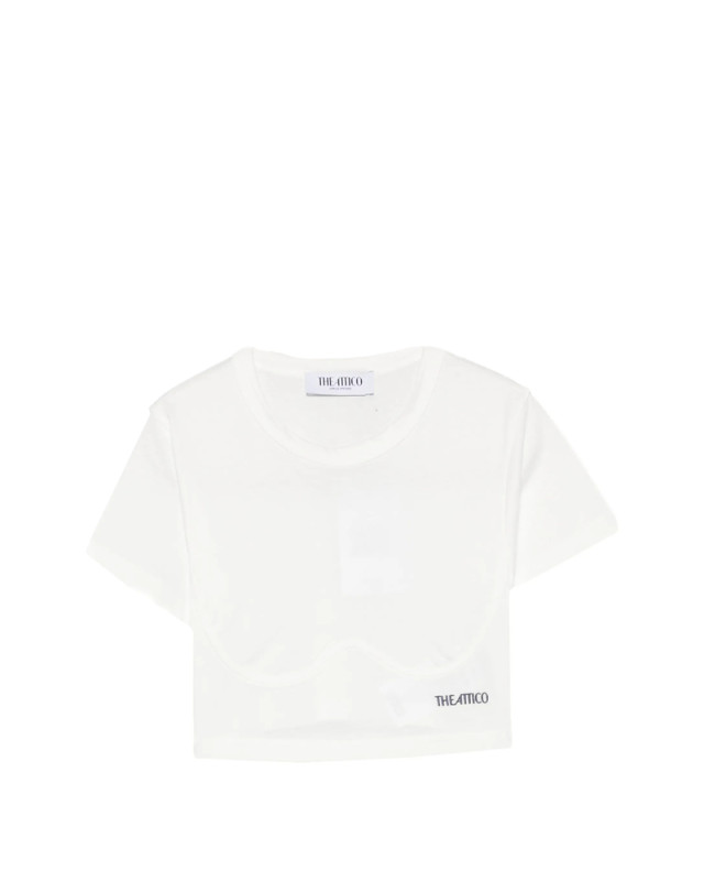 [The Attico] T-shirts Short Sleeve FW26 261WCT00364 JJJ025AA 001