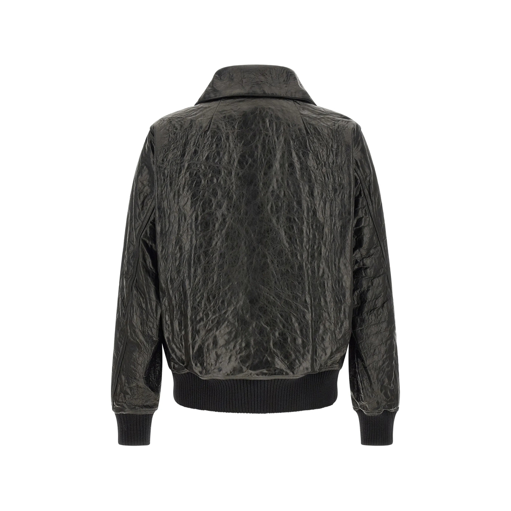[Rick Owens] Leather Jacket FW26 RU02F4751 LBE 09