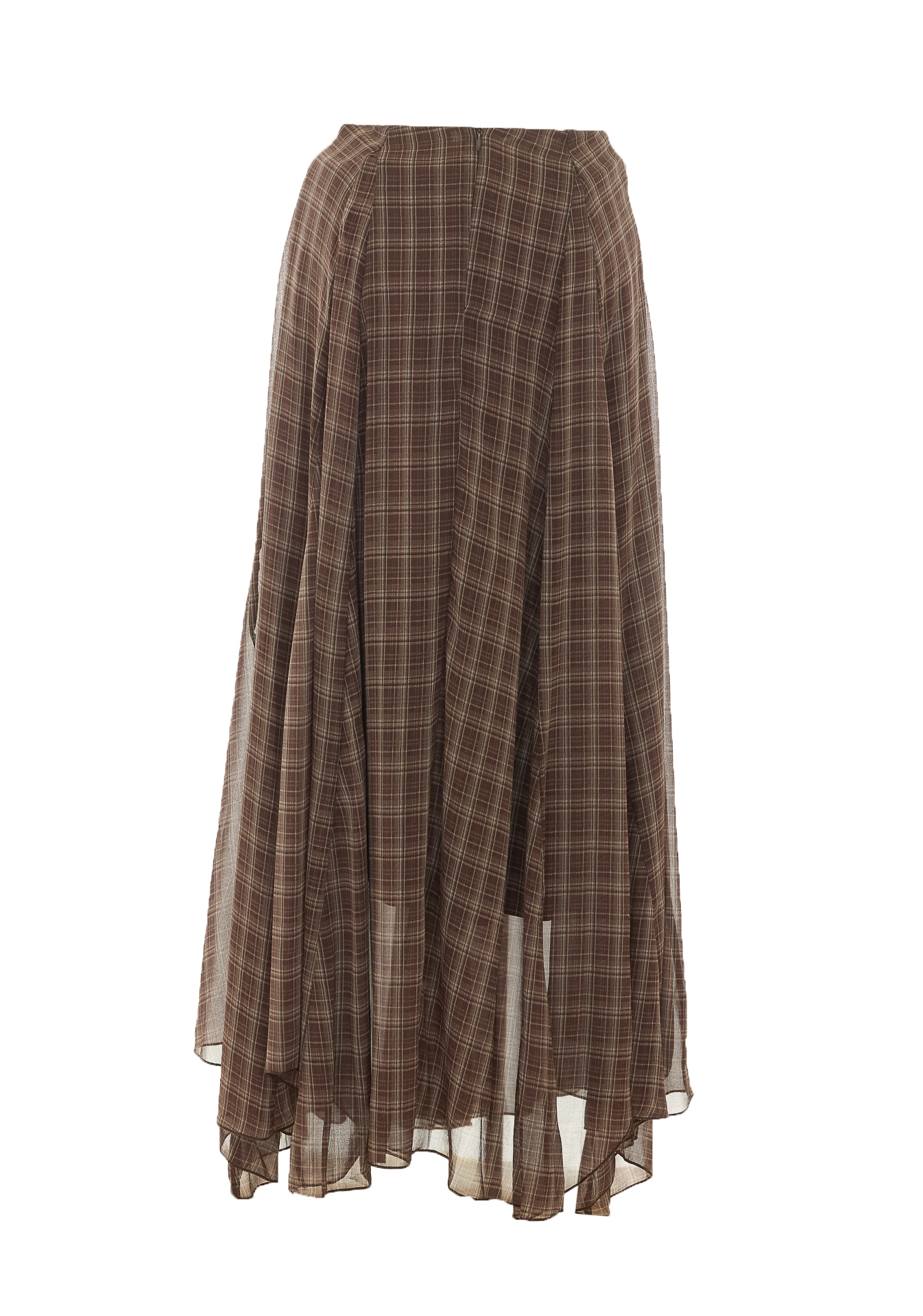 [Eleh] Long skirt FW26 0294MARRONE