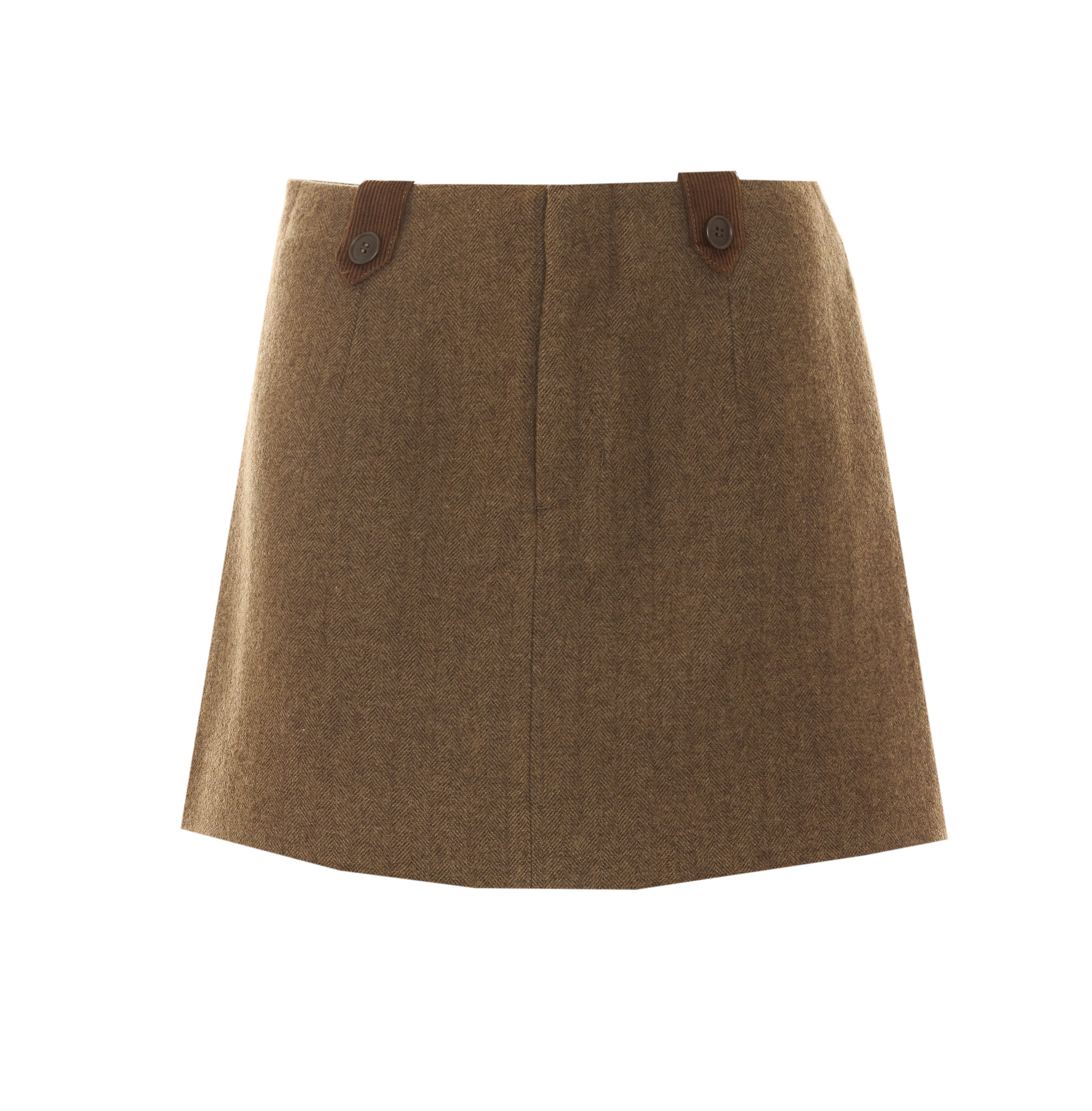 [Eleh] Mini skirt FW26 0015MARRONE